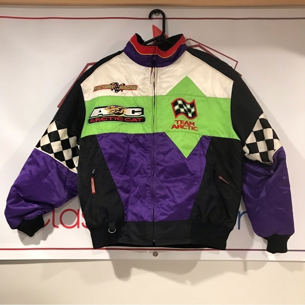 Vintage Womens Thinsulate Brand Team Arctic Cat Factory Racing 3 in 1 Jacket